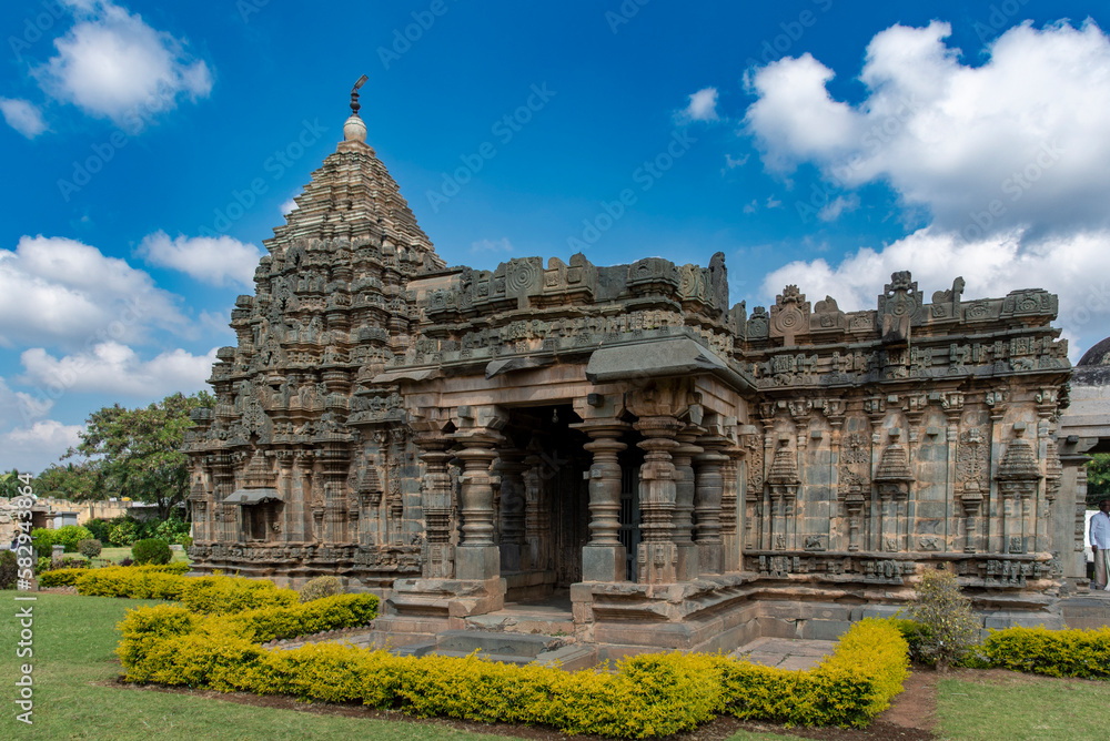 Mahadeva temple dedicated to Lord Shiva in Itagi in Koppla, Karnataka, India