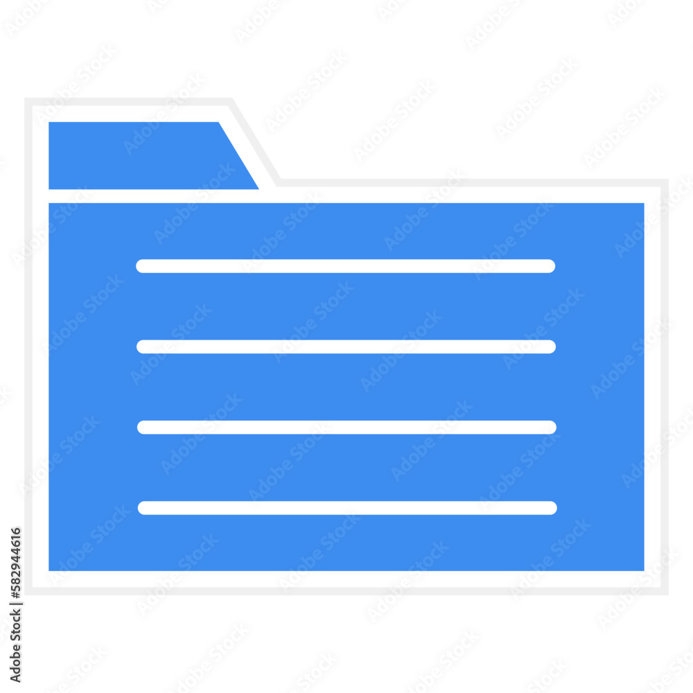 Fototapeta premium Vector Design Folder Icon Style