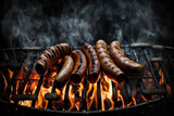 Sausages on a Grill, generative AI