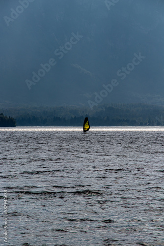 Beautiful Bohinj lake in Slovenia	 photo