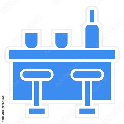 Vector Design Bar Counter Icon Style