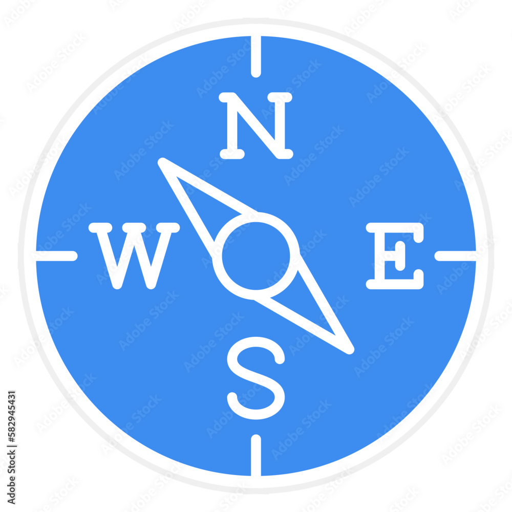 Vector Design Compass Icon Style Vector Design Compass Icon Style