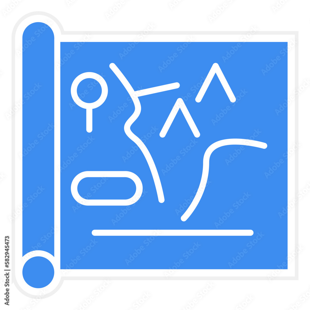 Vector Design Map Icon Style Vector Design Map Icon Style