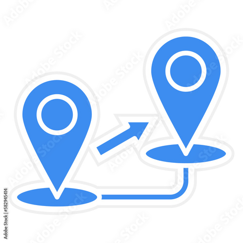 Vector Design Migration Icon Style