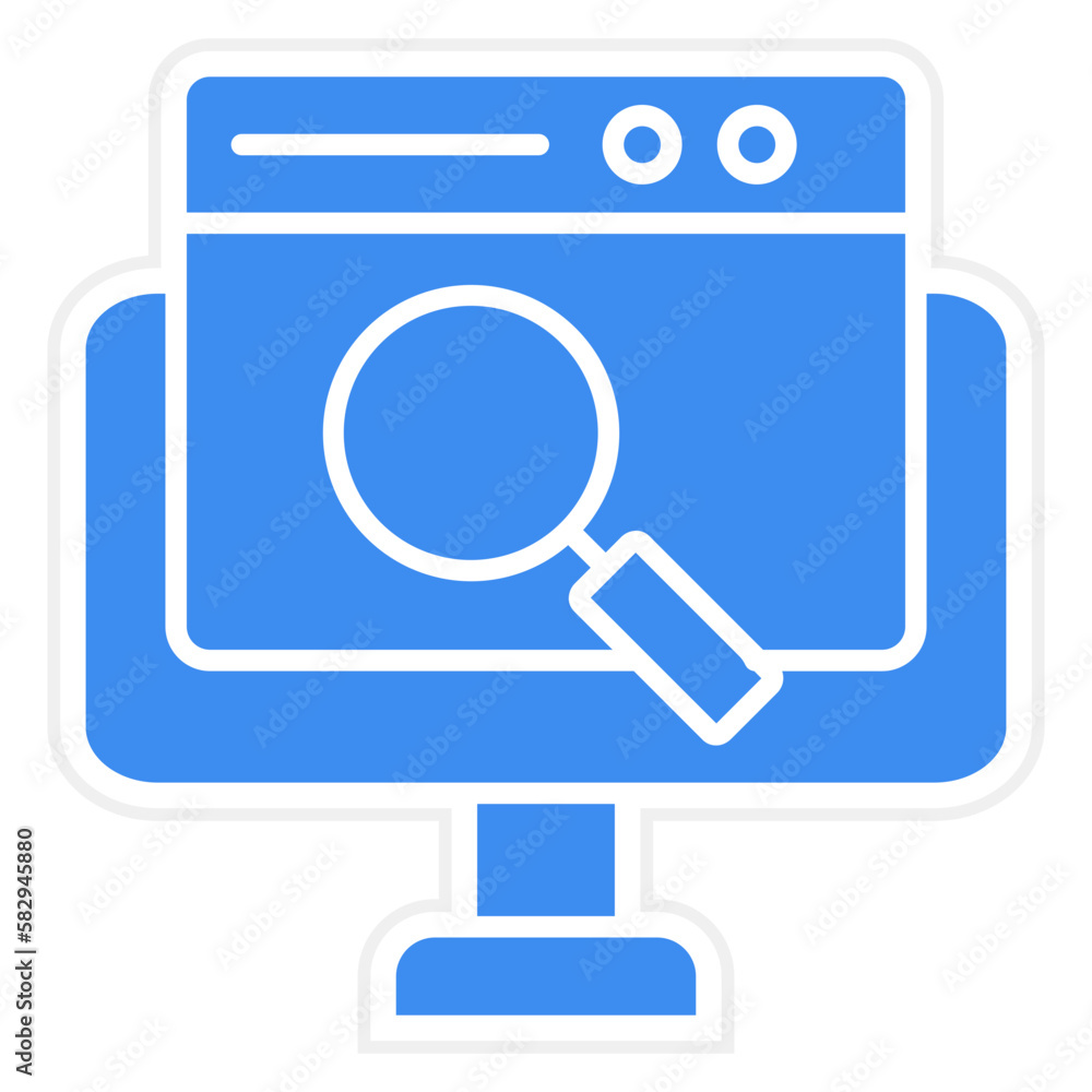 Vector Design Online Search Icon Style Vector Design Online Search Icon Style