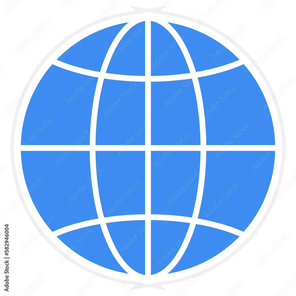 Vector Design Globe Icon Style Vector Design Globe Icon Style