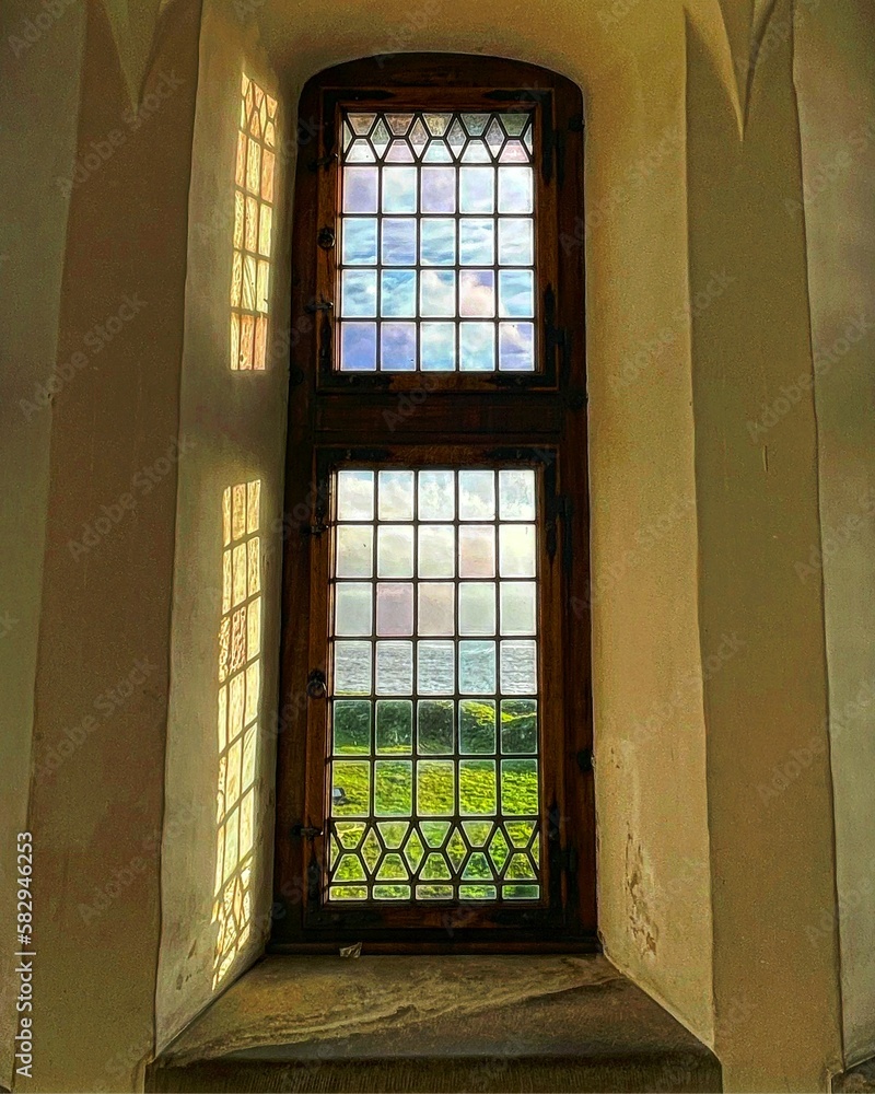 Looking through the window of Kronborg Castle Looking through the window of Kronborg Castle