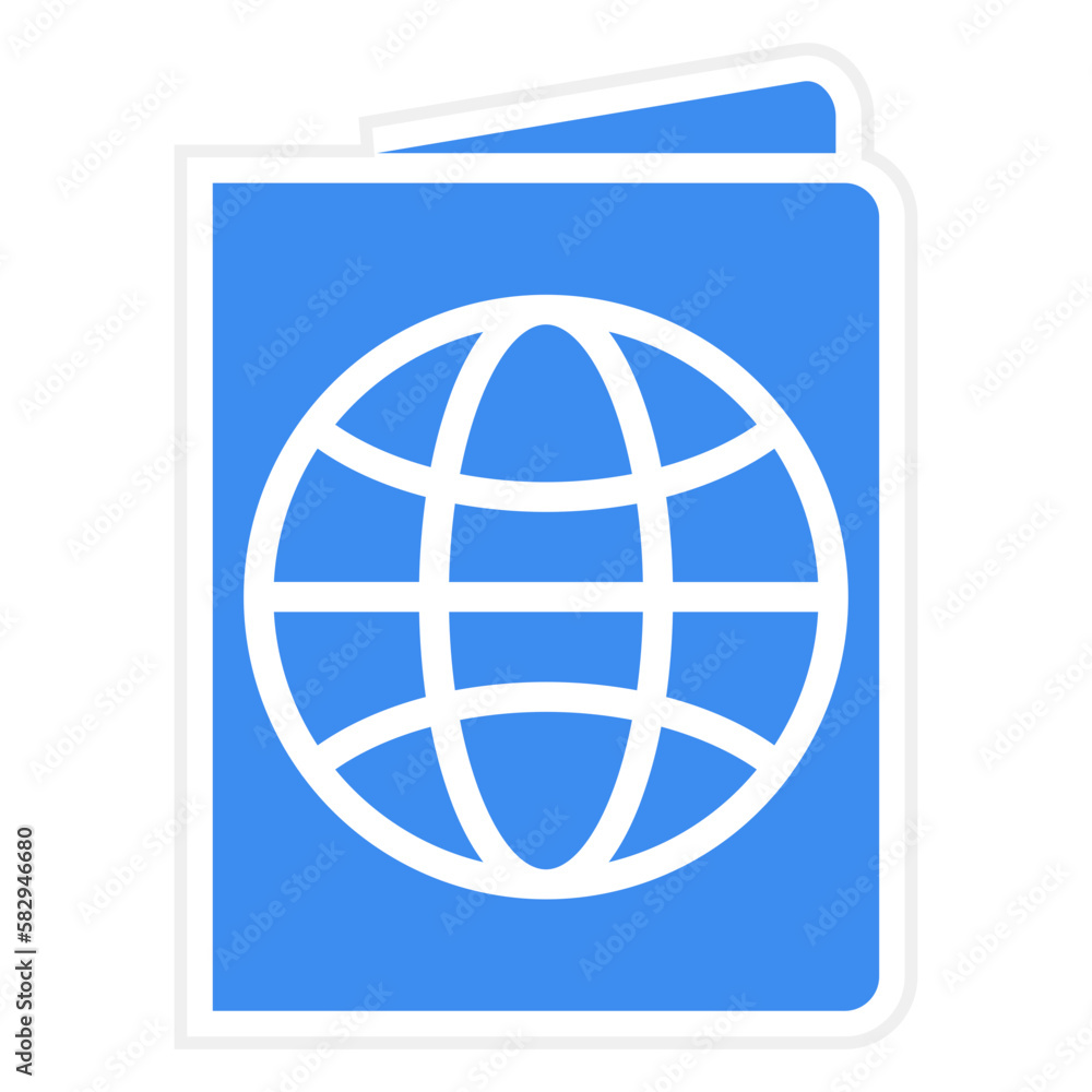 Vector Design Passport Icon Style Vector Design Passport Icon Style