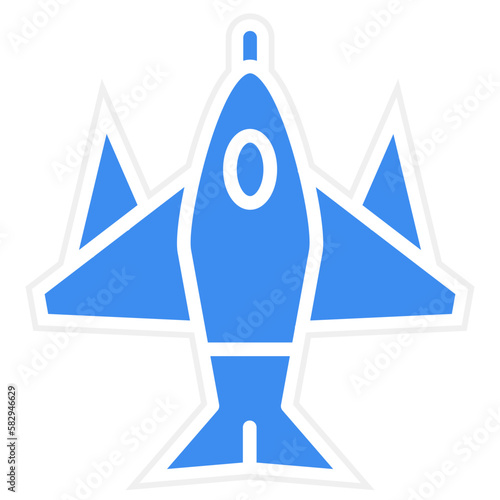 Vector Design Jet Icon Style