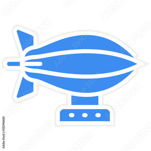 Vector Design Zeppelin Icon Style