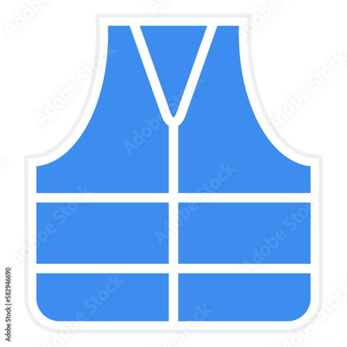 Vector Design Life Jacket Icon Style