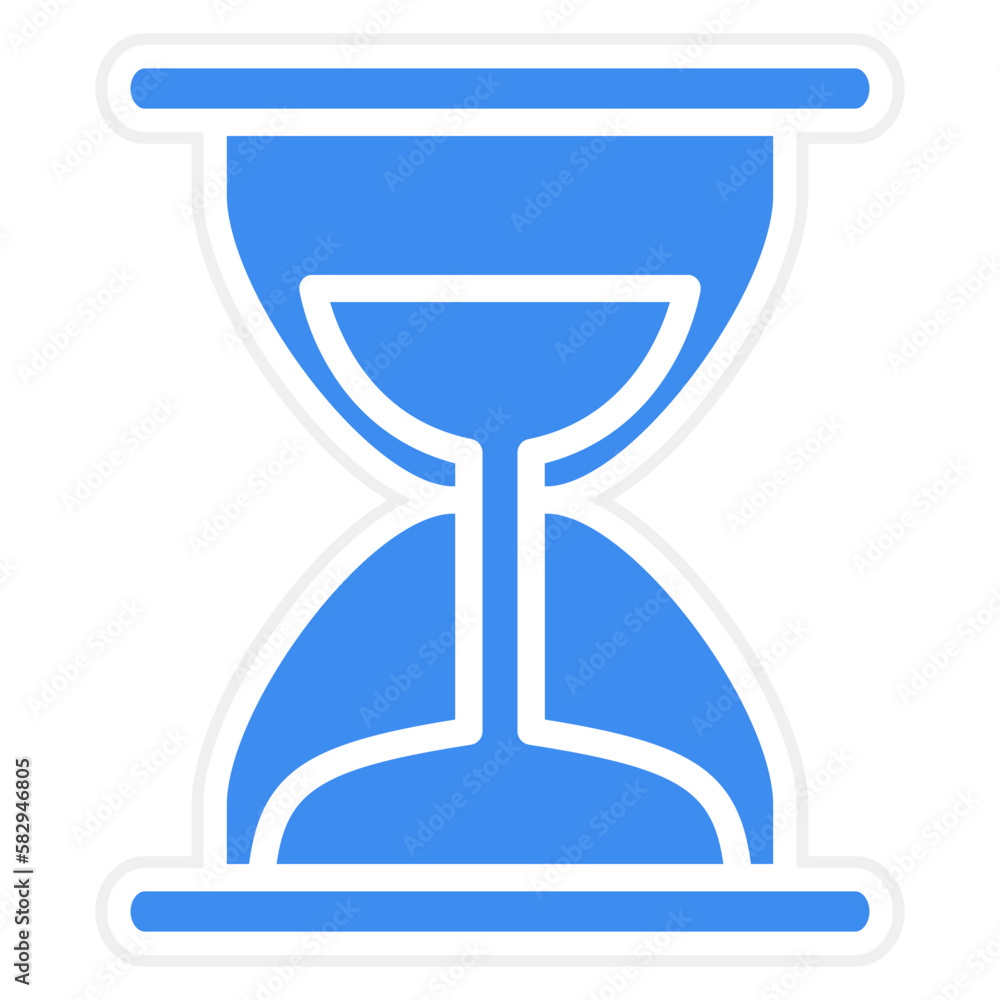 Vector Design Hourglass Icon Style Vector Design Hourglass Icon Style