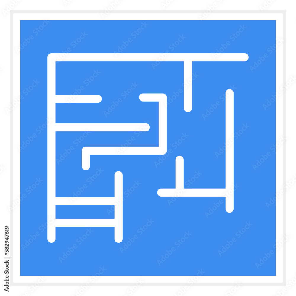 Vector Design Evacuation Plan Icon Style Vector Design Evacuation Plan Icon Style