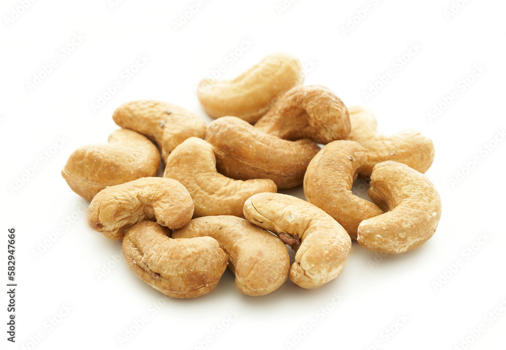 cashew nut isolated on white background. pile of cashew nut isolated on white background. cashew nut isolated cashew nut isolated on white background. pile of cashew nut isolated on white background. cashew nut isolated