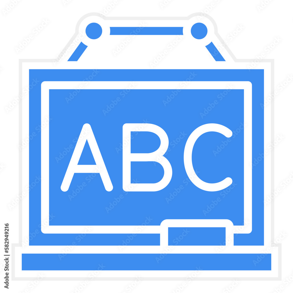 Vector Design Blackboard Icon Style Vector Design Blackboard Icon Style