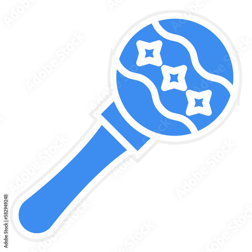 Vector Design Rattle Icon Style