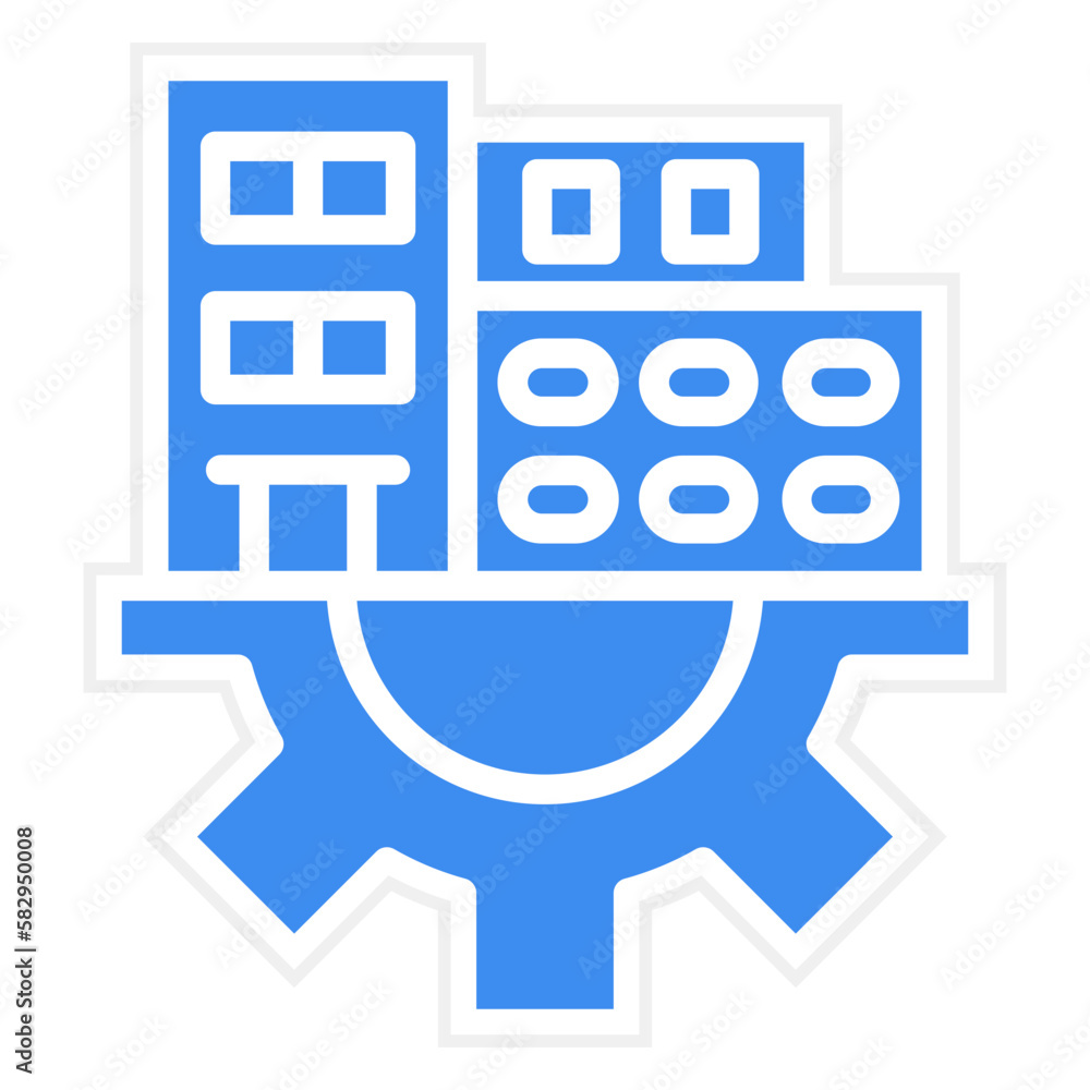 Vector Design Infrastructure Icon Style Vector Design Infrastructure Icon Style