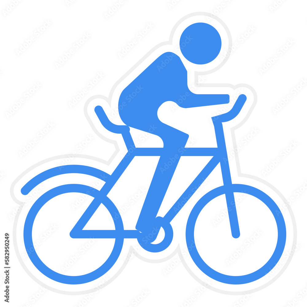 Obraz premium Vector Design Cycling Icon Style