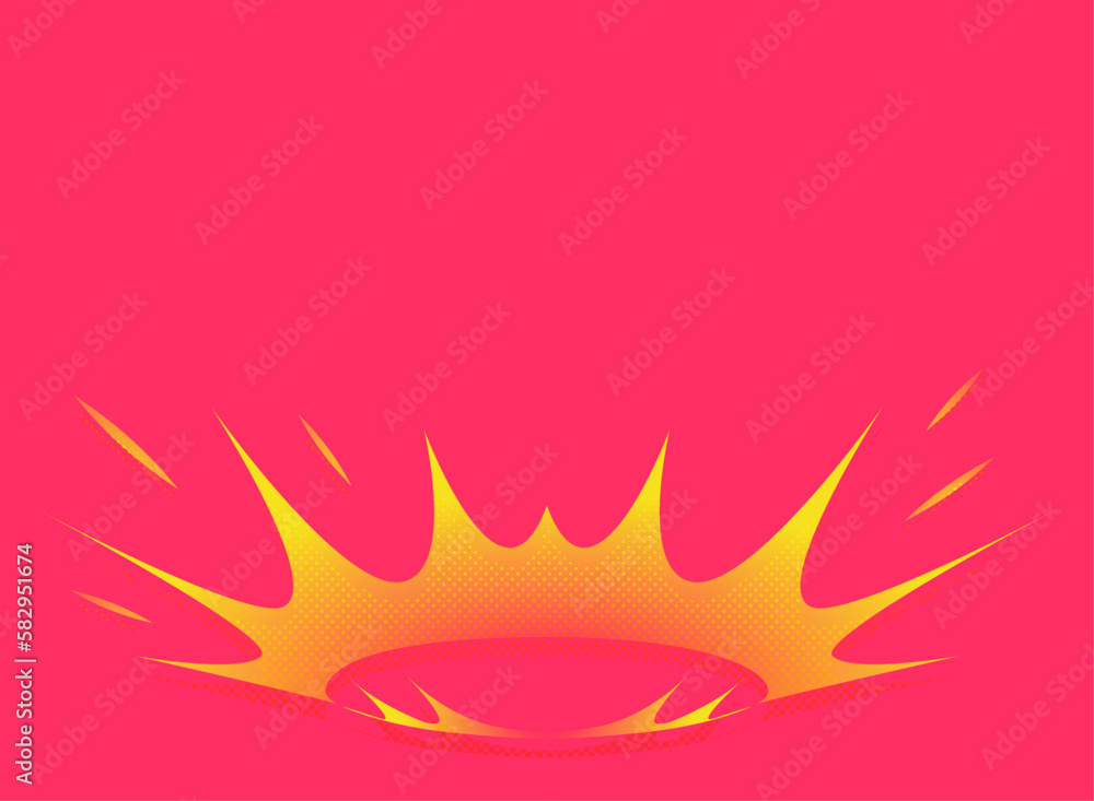 爆発するエフェクトの背景イラスト 爆発するエフェクトの背景イラスト