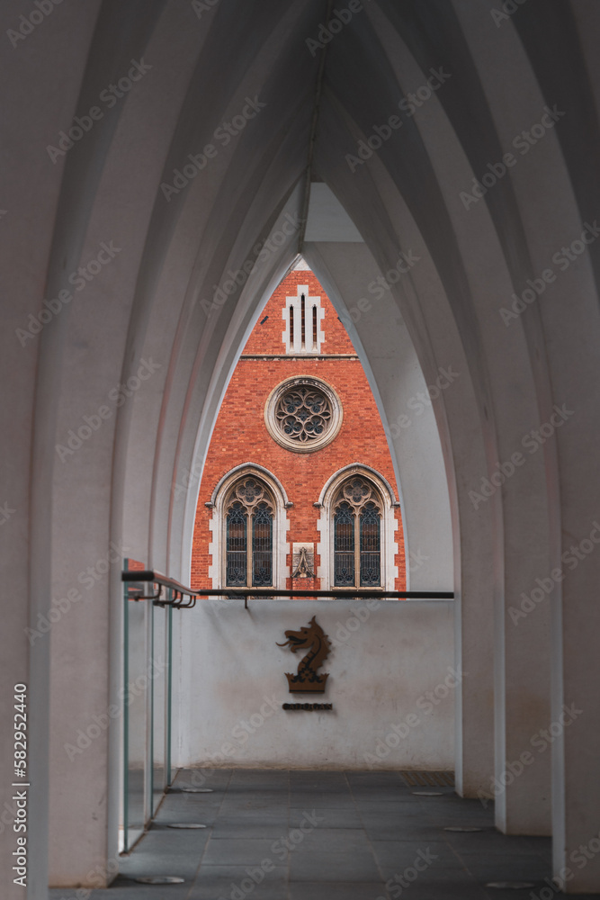 Naklejka premium interior of church