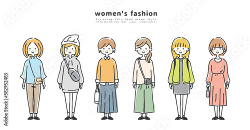 色々な女性
