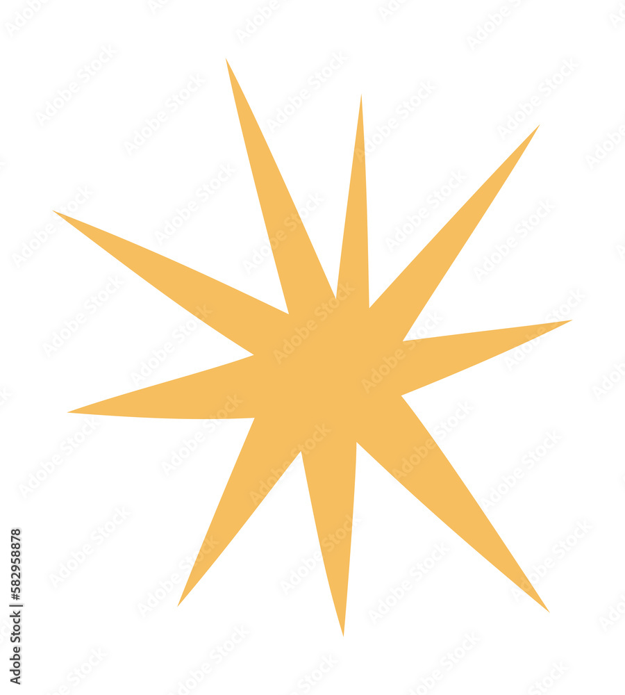 Sparkle organic shape matisse style Sparkle organic shape matisse style
