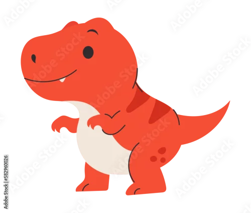 Obraz Cute dinosaur vector