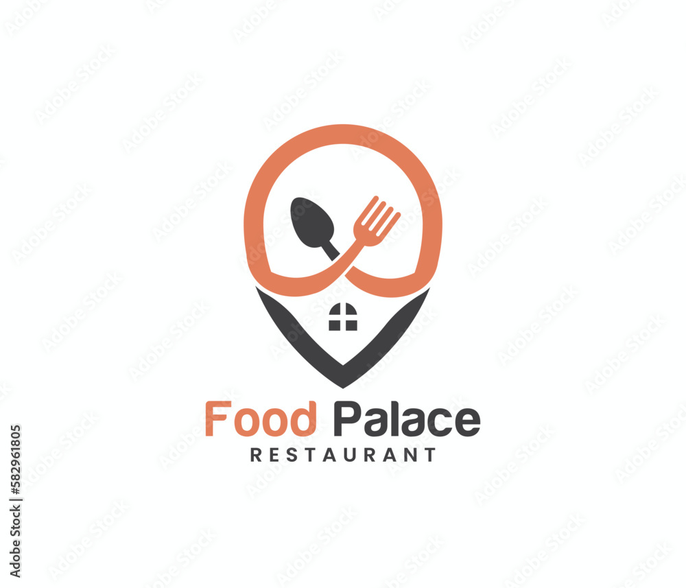 Home Food logo, restaurant logo healthy food chef Home Food logo, restaurant logo healthy food chef