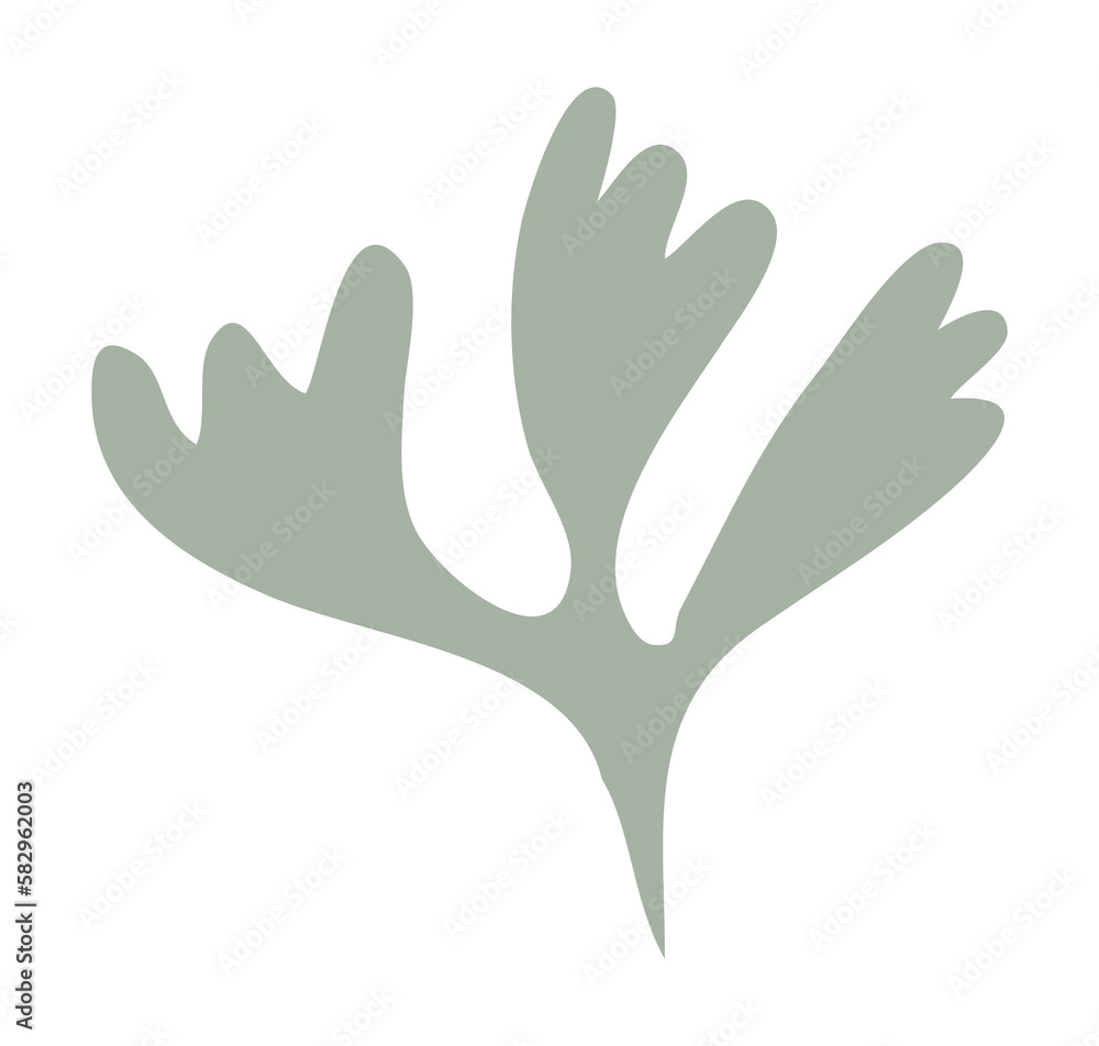Obraz premium Leaf shape matisse style