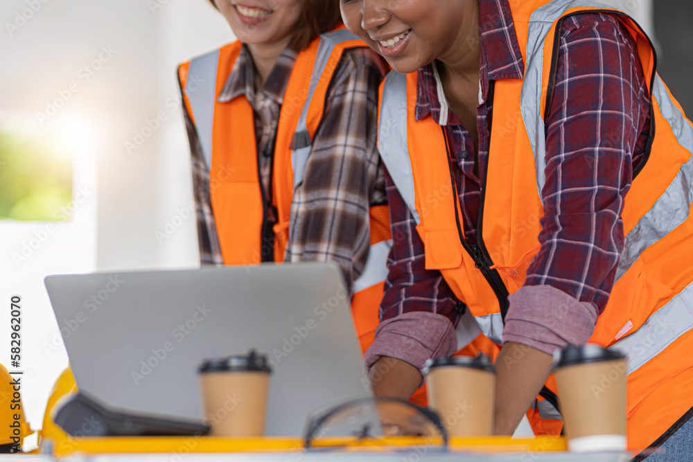 In the Industrial Engineering Facility Diverse Group of Engineers
