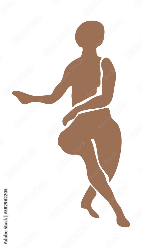 Female nude posture matisse style Female nude posture matisse style