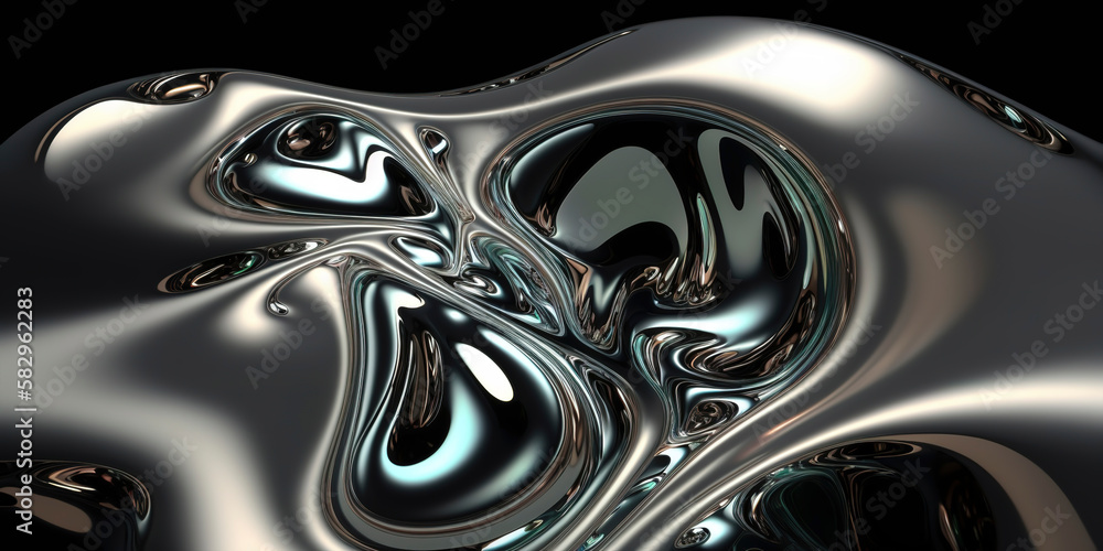 glam metal texture, chromed texture, liquid chromed, metalic