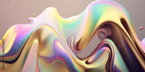 ABSTRACT PAINT SPLASH LIQUID WALLPAPER WITH PASTEL COLORS