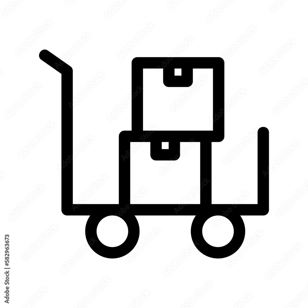 airport trolley icon or logo isolated sign symbol vector illustration - high-quality black style vector icons
airport trolley icon or logo isolated sign symbol vector illustration - high-quality black style vector icons