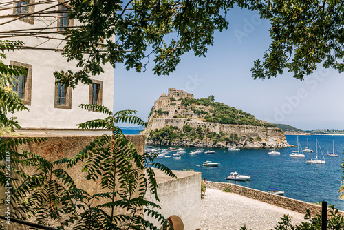 Aragonese castle and Michelangelo Tower, Ischia Island