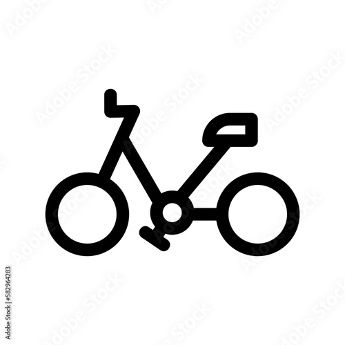 bicycle icon or logo isolated sign symbol vector illustration - high-quality black style vector icons 