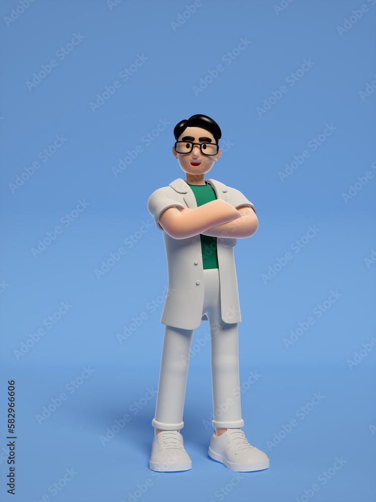 doctor 3d cartoon doctor 3d cartoon