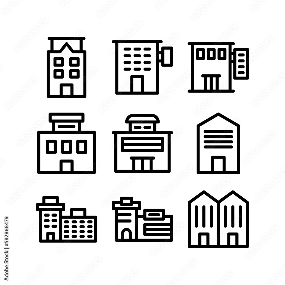 hotel icon or logo isolated sign symbol vector illustration - high-quality black style vector icons
