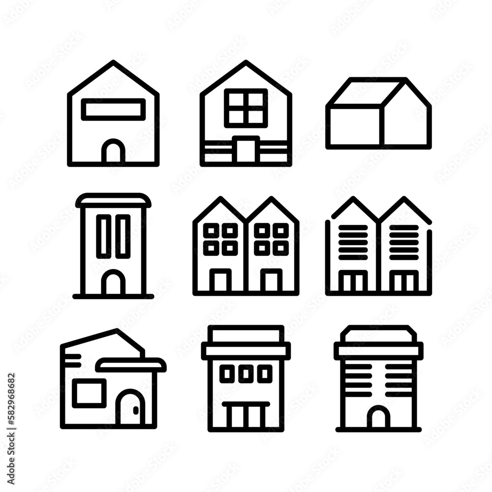 house icon or logo isolated sign symbol vector illustration - high-quality black style vector icons
