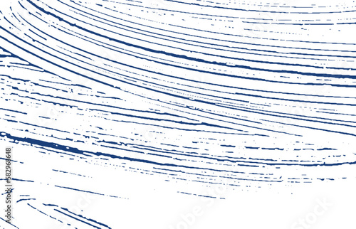 Grunge texture. Distress indigo rough trace. Ecsta