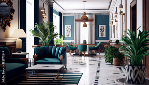 AI generates illustrations creative space