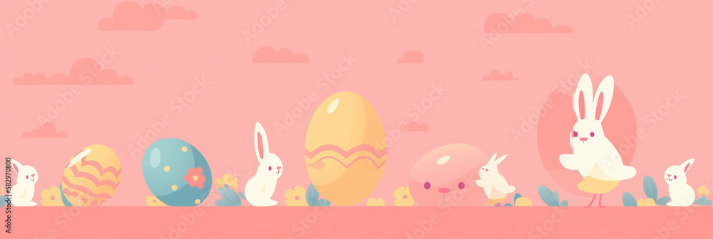 Easter Simplicity: A Minimalistic Background for Your Easter Design Easter Simplicity: A Minimalistic Background for Your Easter Design