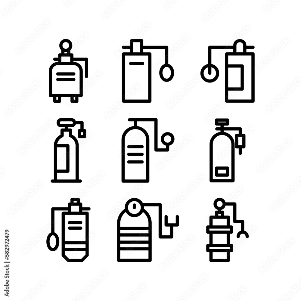 oxygen tank icon or logo isolated sign symbol vector illustration - high-quality black style vector icons
oxygen tank icon or logo isolated sign symbol vector illustration - high-quality black style vector icons