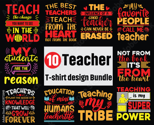 Teachers day t-shirt design bundle ,teacher shirt ideas svg,teacher shirt designs for cricut,cute teacher shirts bundle.