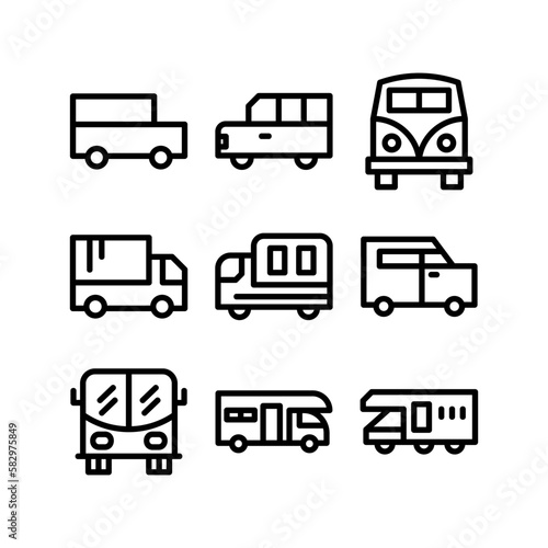 vehicle icon or logo isolated sign symbol vector illustration - high-quality black style vector icons 