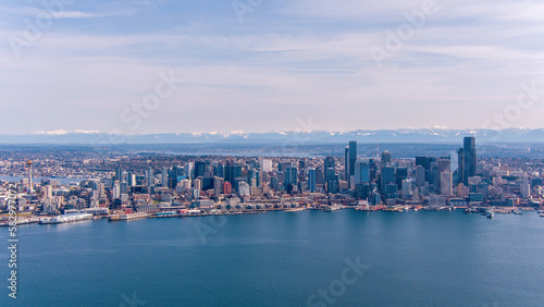 Seattle Skyline   Elliot Bay