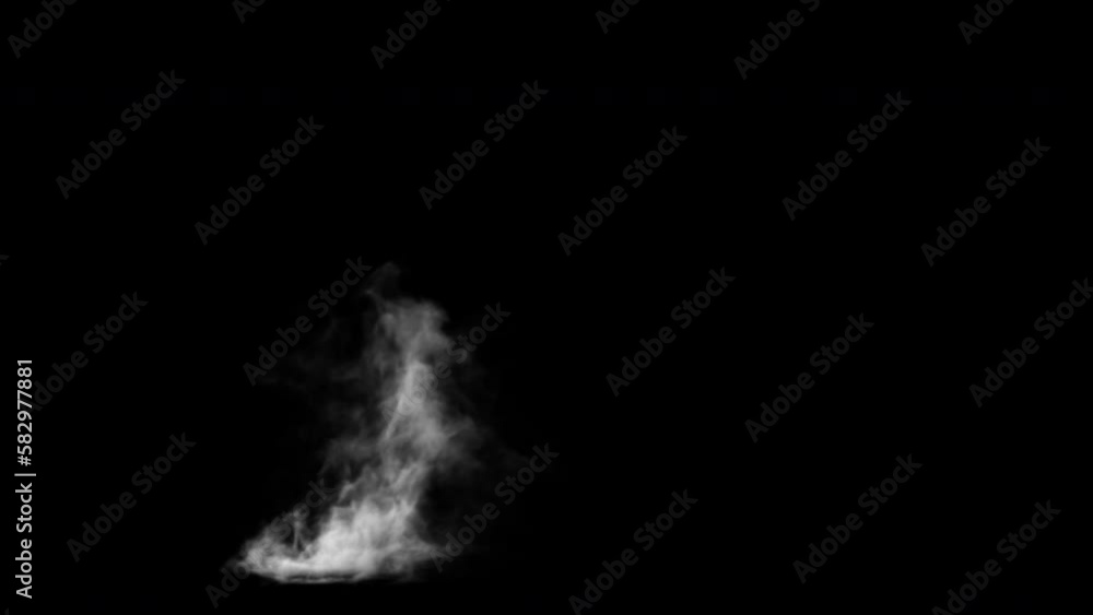 Smoke density on alpha channel Smoke density on alpha channel