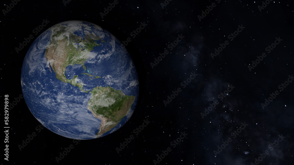 Fototapeta premium Planet Earth in outer space.