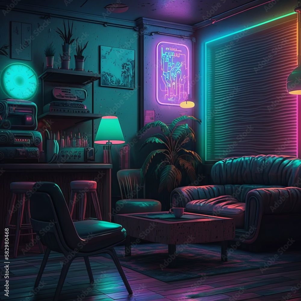 modern living room Generative AI modern living room Generative AI