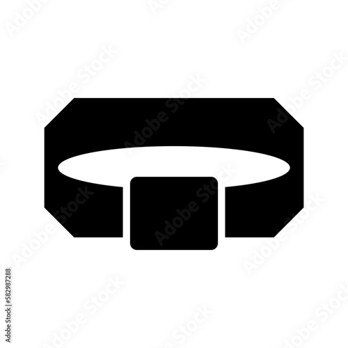 dog collar icon or logo isolated sign symbol vector illustration - high quality black style vector icons
